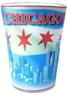 Chicago City Flag Shot Glass