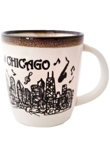 Chicago City 12oz Skyline Music Mug