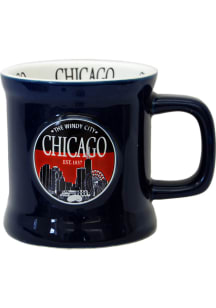 Chicago City Vintage Circle Skyline Mug