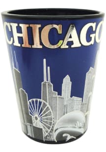 Chicago City Skyline with Sky Shot Glass
