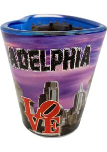 Philadelphia City Skyline Love Shot Glass