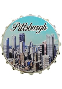 Pittsburgh City Bottle Cap Magnet