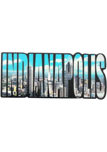 Indianapolis City Skyline Panoramic Magnet