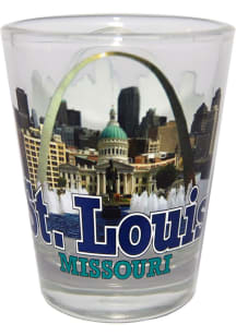 St Louis City Skyline Collage Shot Glass