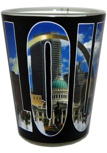 St Louis City Photo Letters Shot Glass