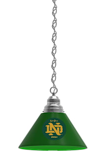 Notre Dame Fighting Irish Vintage Single Silver Billiard Lamp
