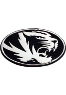 Missouri Tigers Oval Chrome Car Emblem - Silver