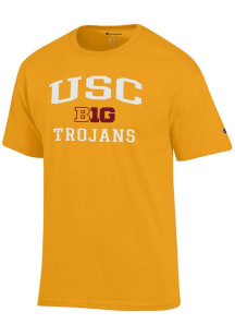 USC Trojans Gold Champion Big Ten Jersey Short Sleeve T Shirt