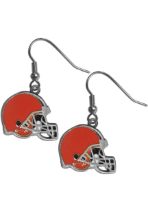 Cleveland Browns Logo Dangler Womens Earrings