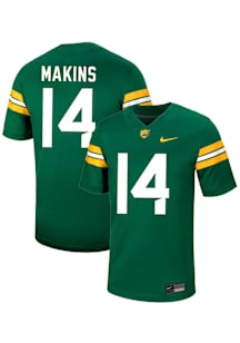 Kj Makins  Nike Baylor Bears Green Football NIL Name And Number Football Jersey