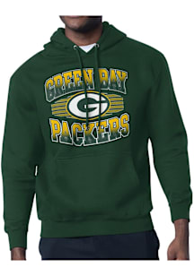 Starter Green Bay Packers Mens Green Team Grit Long Sleeve Hoodie