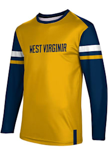 ProSphere West Virginia Mountaineers Gold Old School Long Sleeve T Shirt