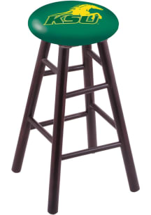 Kentucky State University Round Cushion Maple Pub Stool - Brown