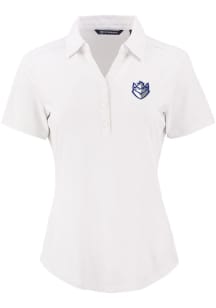 Cutter and Buck Saint Louis Billikens Womens White Forge Eco Polo Short Sleeve Polo Shirt