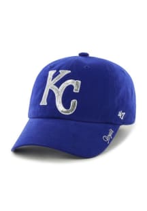 47 Kansas City Royals Blue Sparkle Womens Adjustable Hat
