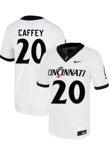 Noah King Nike Mens White Cincinnati Bearcats NIL Game Football Jersey