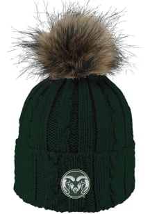 LogoFit Colorado State Rams Green Alps Pom Womens Knit Hat