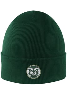 LogoFit Colorado State Rams Green Northpole Cuffed Mens Knit Hat