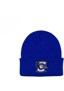 LogoFit Creighton Bluejays INF Northpole Cuffed Baby Knit Hat - Blue