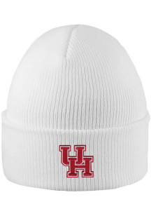 LogoFit Houston Cougars White Northpole Cuffed Mens Knit Hat