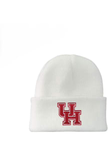 LogoFit Houston Cougars INF Northpole Cuffed Baby Knit Hat - White