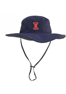 Illinois Fighting Illini LogoFit Boonie Mens Bucket Hat - Navy Blue