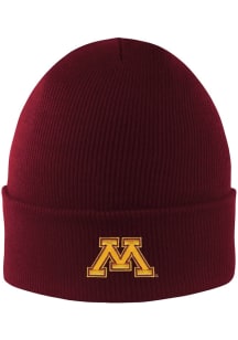 Minnesota Golden Gophers LogoFit Northpole Cuffed Mens Knit Hat - Burgundy