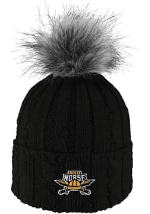 LogoFit Northern Kentucky Norse Black Alps Pom Womens Knit Hat