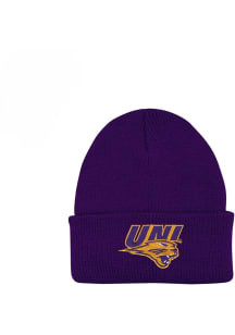 LogoFit Northern Iowa Panthers INF Northpole Cuffed Baby Knit Hat - Purple