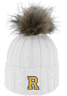 LogoFit Rochester Yellowjackets White Alps Pom Womens Knit Hat