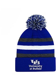 LogoFit Buffalo Bulls Blue Jr Haltime Pom Youth Knit Hat