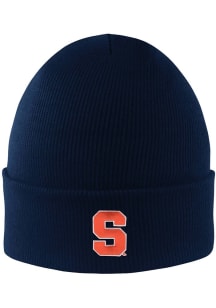 LogoFit Syracuse Orange Navy Blue Northpole Cuffed Mens Knit Hat