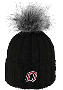 LogoFit UNO Mavericks Black Alps Pom Womens Knit Hat