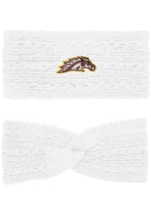 LogoFit Western Michigan Broncos White Adaline Womens Knit Hat