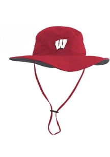 Wisconsin Badgers LogoFit Boonie Mens Bucket Hat - Red