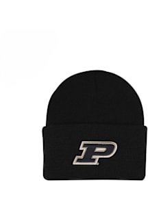 LogoFit Purdue Boilermakers INF Northpole Cuffed Baby Knit Hat - Black