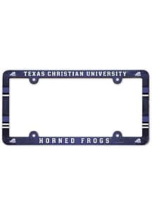TCU Horned Frogs Plastic Full Color License Frame