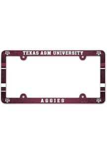 Texas A&amp;M Aggies Plastic Full Color License Frame