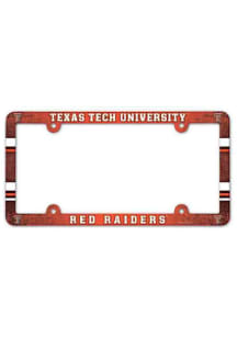 Texas Tech Red Raiders Plastic Full Color License Frame