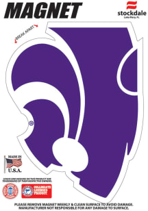 K-State Wildcats Purple  4X4 Car Magnet