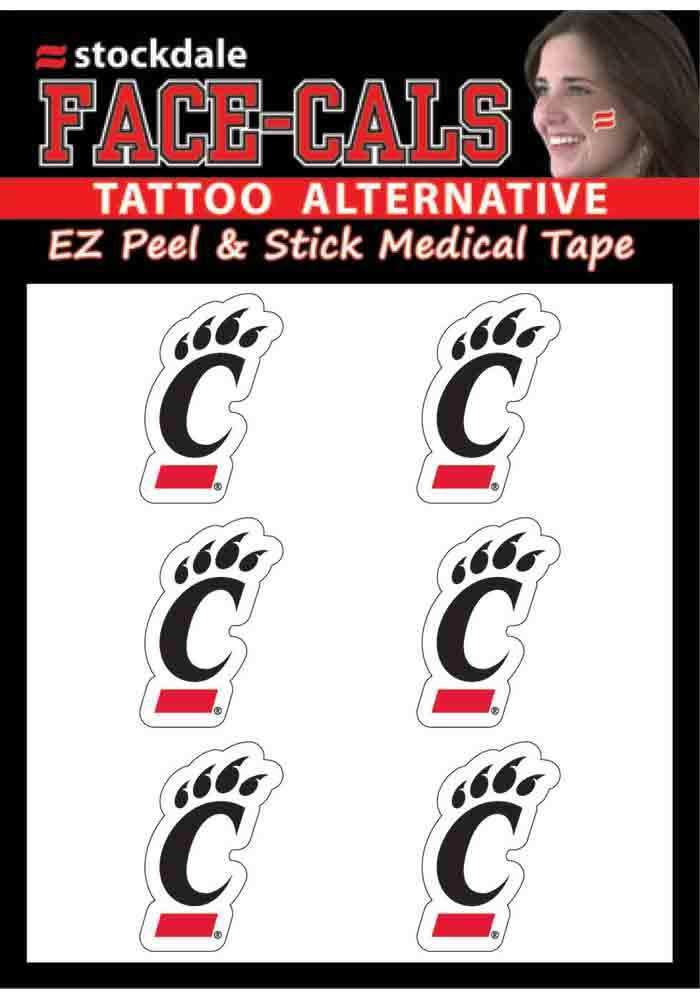 Cincinnati Bearcats 6 Pack Tattoo
