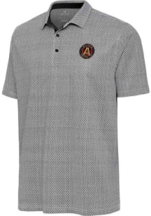 Antigua Atlanta United FC Mens White Intersect Short Sleeve Polo