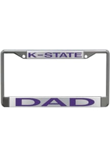 K-State Wildcats silver Acrylic License Frame