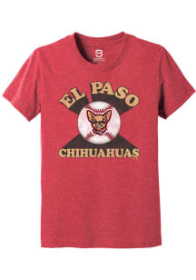 Summit Sportswear El Paso Chihuahuas Youth Red Soft Arch Short Sleeve T-Shirt