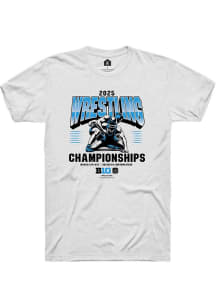 Big Ten White Rally 2025 Wrestling Championship Short Sleeve T Shirt