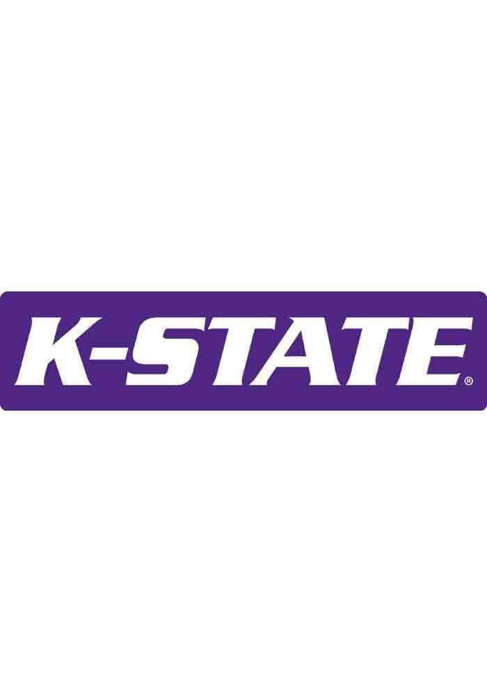 K-State Wildcats 3x11 Purple Auto Decal - Purple