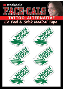 North Texas Mean Green 6 Pack Tattoo
