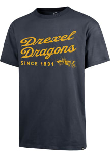 Drexel Dragons Navy Blue 47 Carrick River SS Short Sleeve Fashion T Shirt