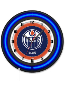 Edmonton Oilers 19in Neon Wall Clock