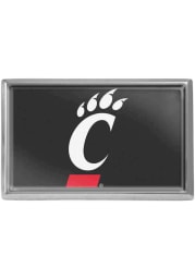 Cincinnati Bearcats Black Domed Rectangular Car Emblem - Black